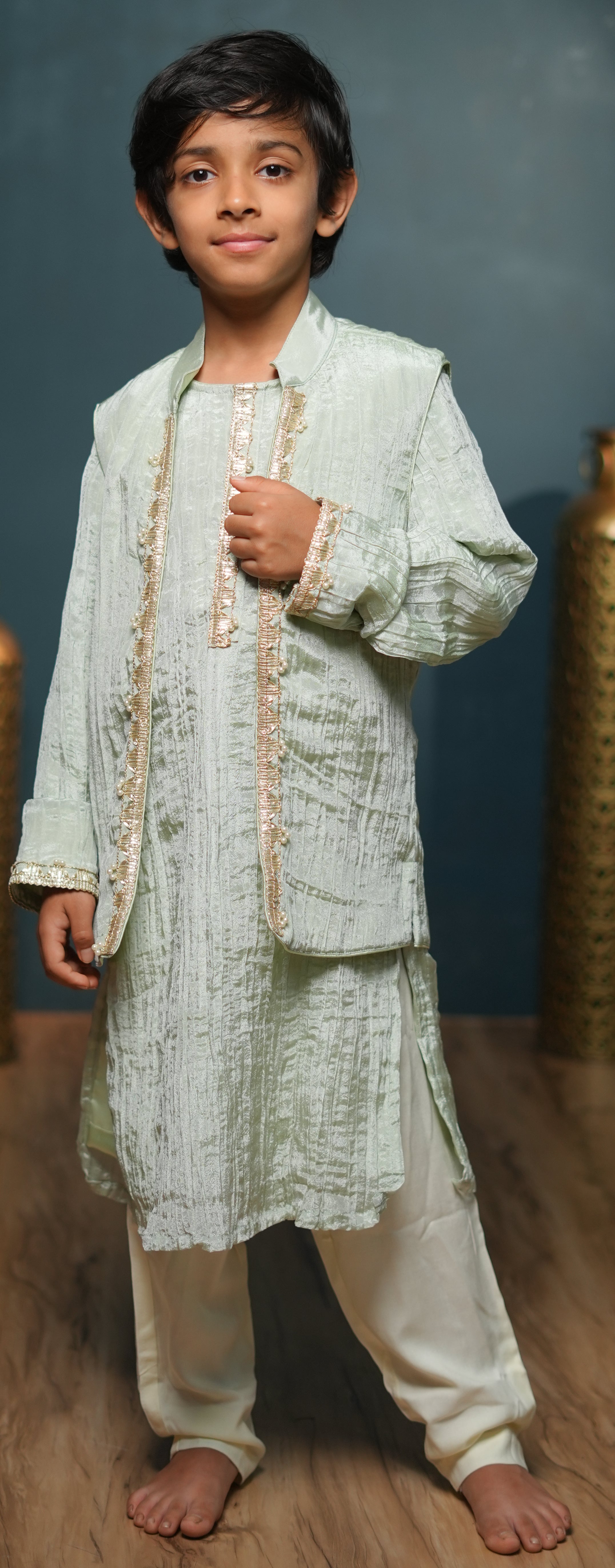 Mint Mirage Kurta Set