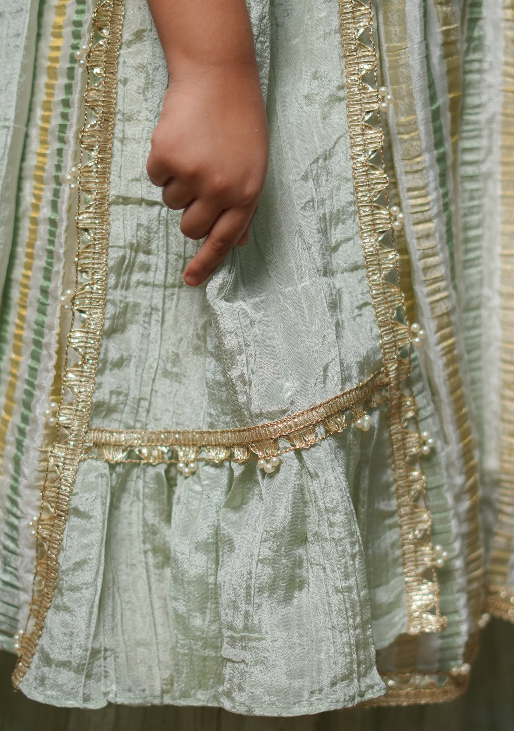 Whispering Mint Sharara Set