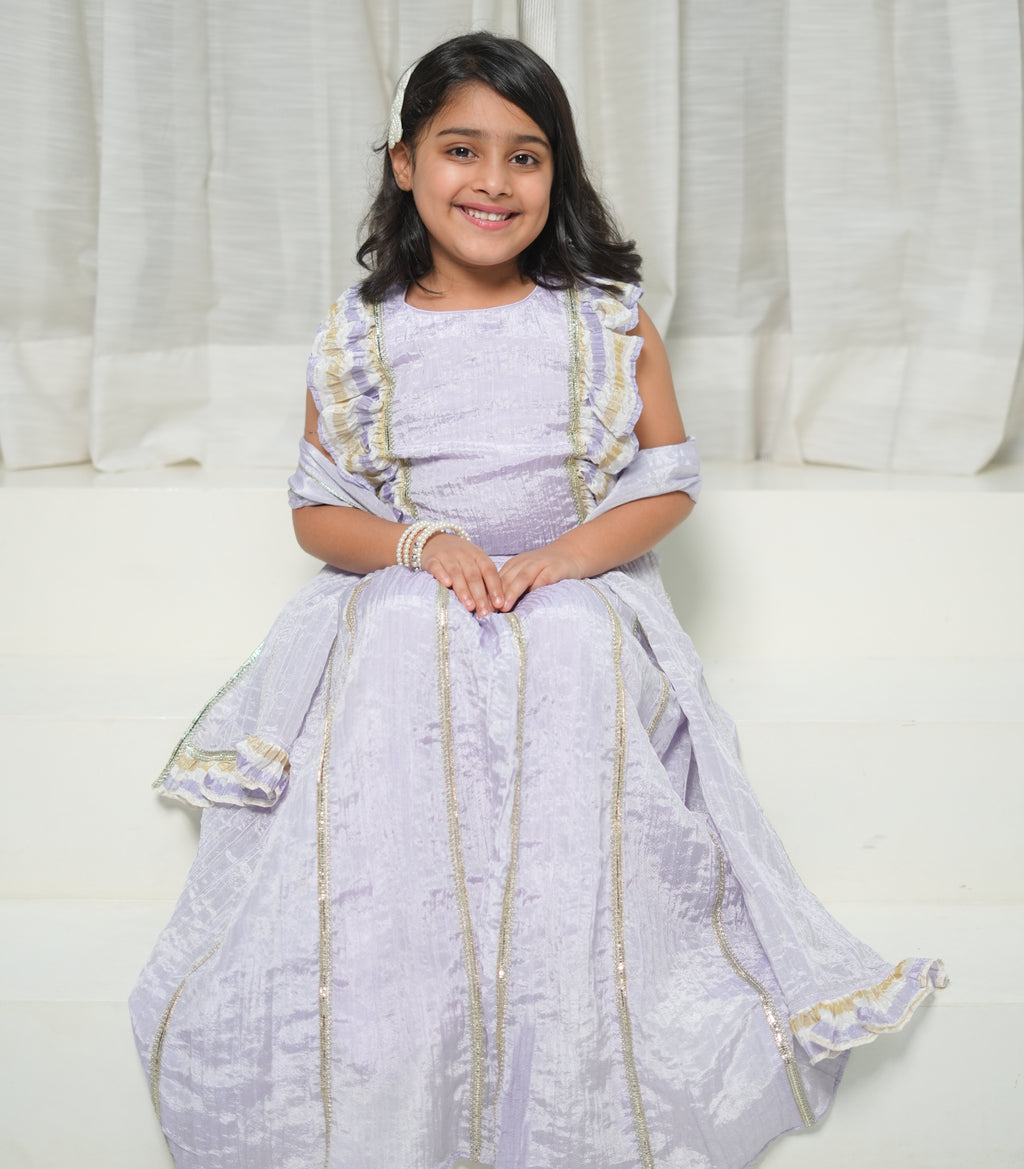 The Lilac Whisper Lehenga Set